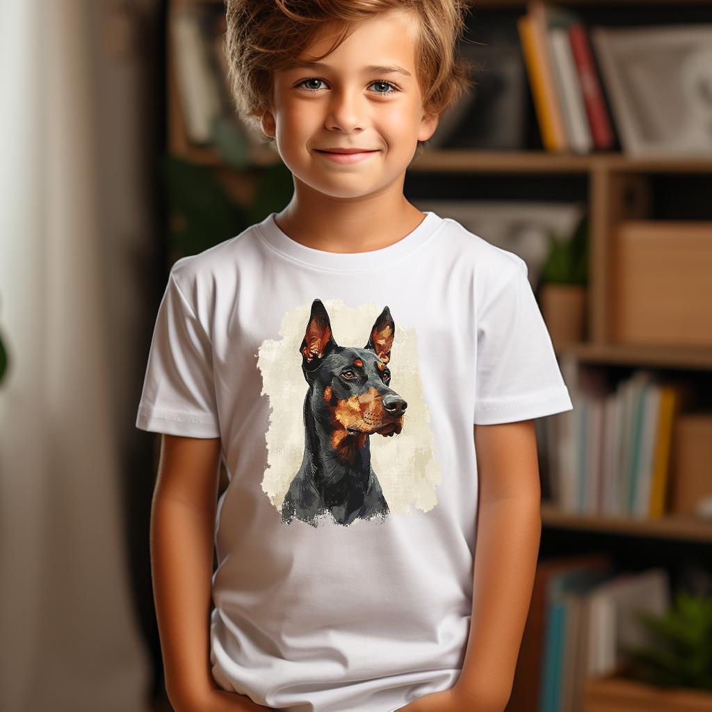 Camiseta Majica sa štampanim printom Cam 574, Dečija, Bela