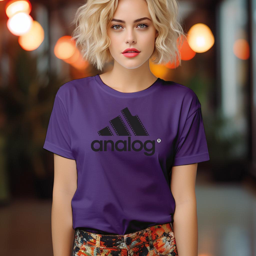 Camiseta Majica sa štampanim printom Cam 484, Ženska, Patlidžan