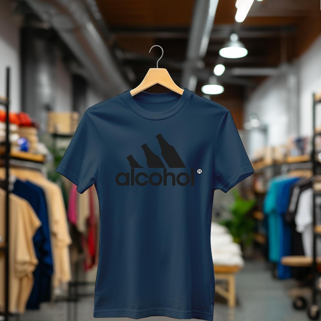 Camiseta Majica sa štampanim printom Cam 482, Ženska, Tamnoplava