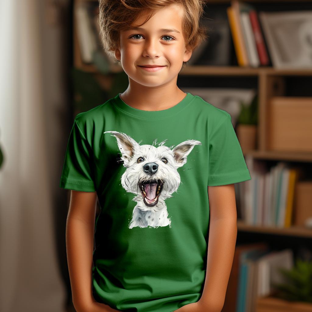 Camiseta Majica sa štampanim printom Cam 575, Dečija, Zelena