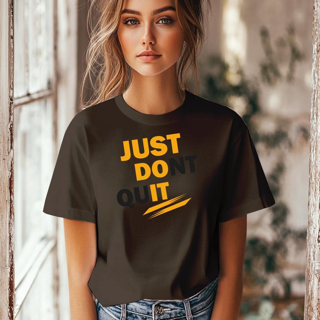 Camiseta Majica sa štampanim printom Cam 481, Ženska, Čokolada