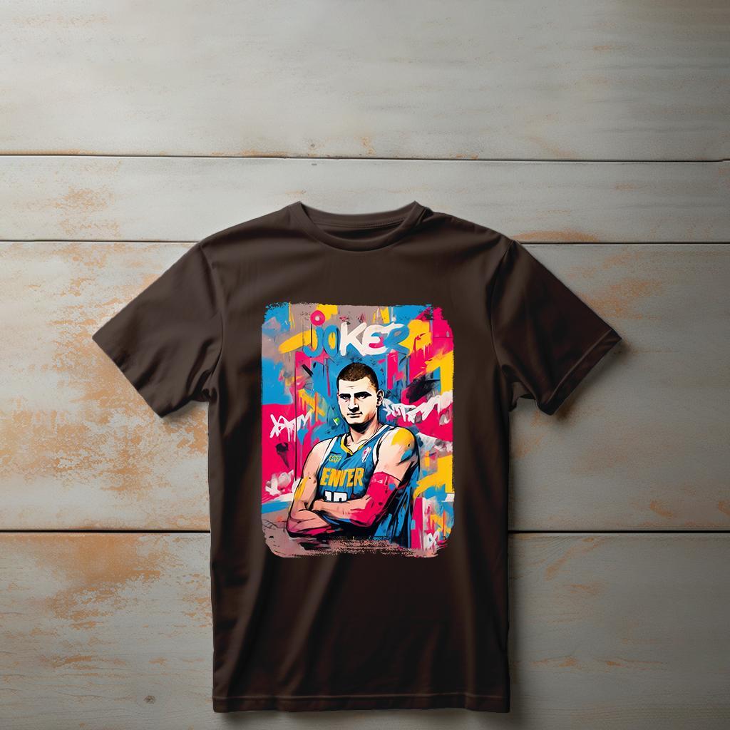 Camiseta Majica sa štampanim printom Cam 509, Dečija, Čokolada