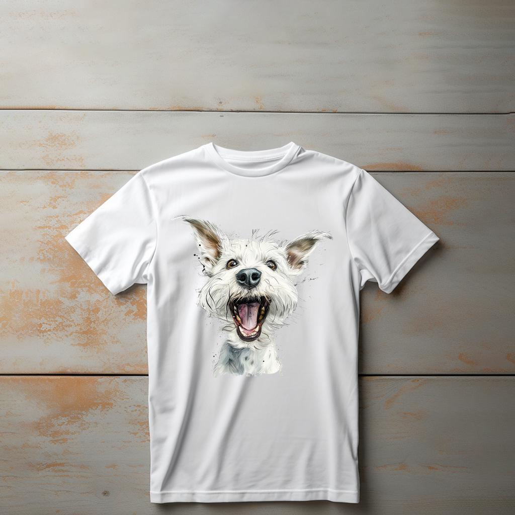 Camiseta Majica sa štampanim printom Cam 575, Dečija, Bela