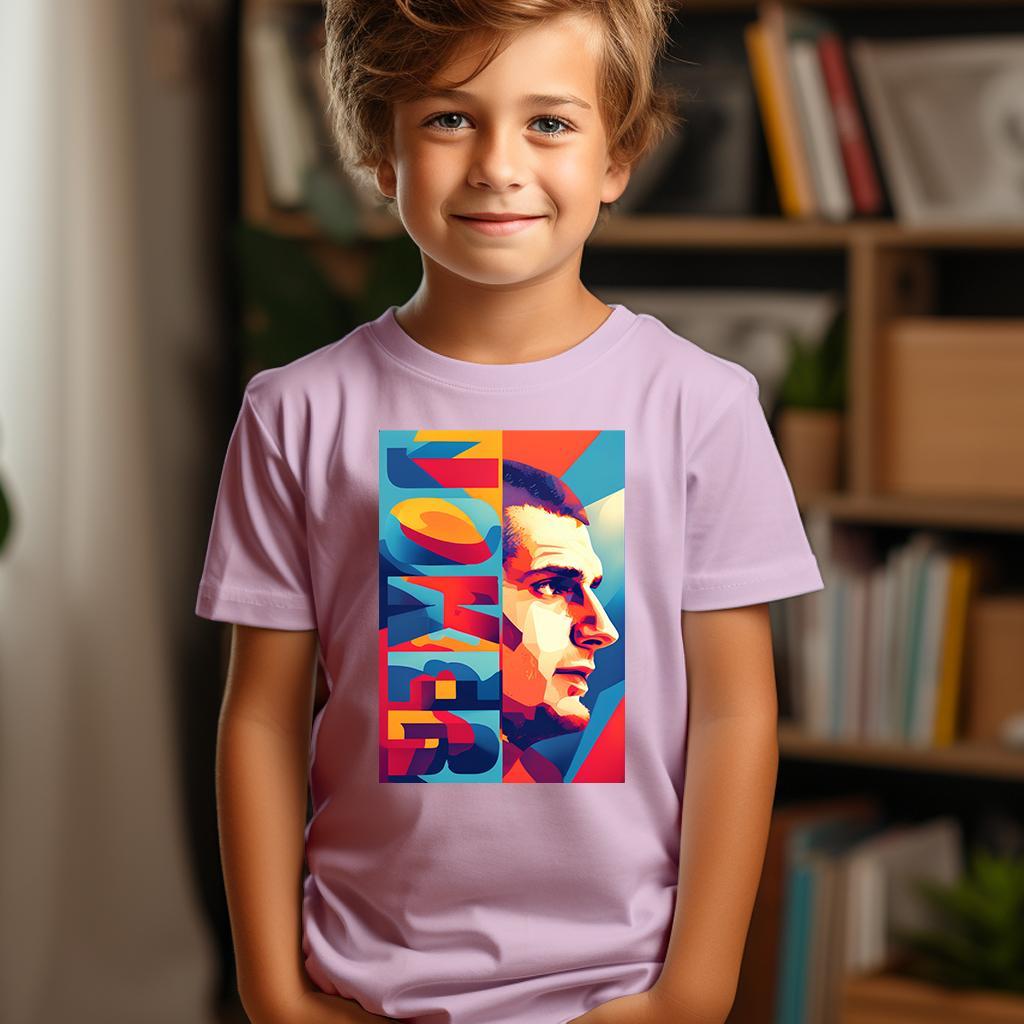 Camiseta Majica sa štampanim printom Cam 510, Dečija, Svetlo roze
