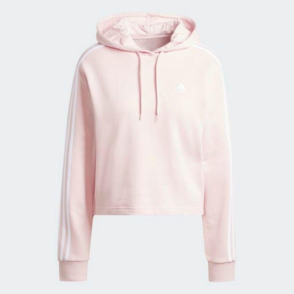 Adidas Ženski duks sa kapuljačom Essentials 3s, Svetloroze