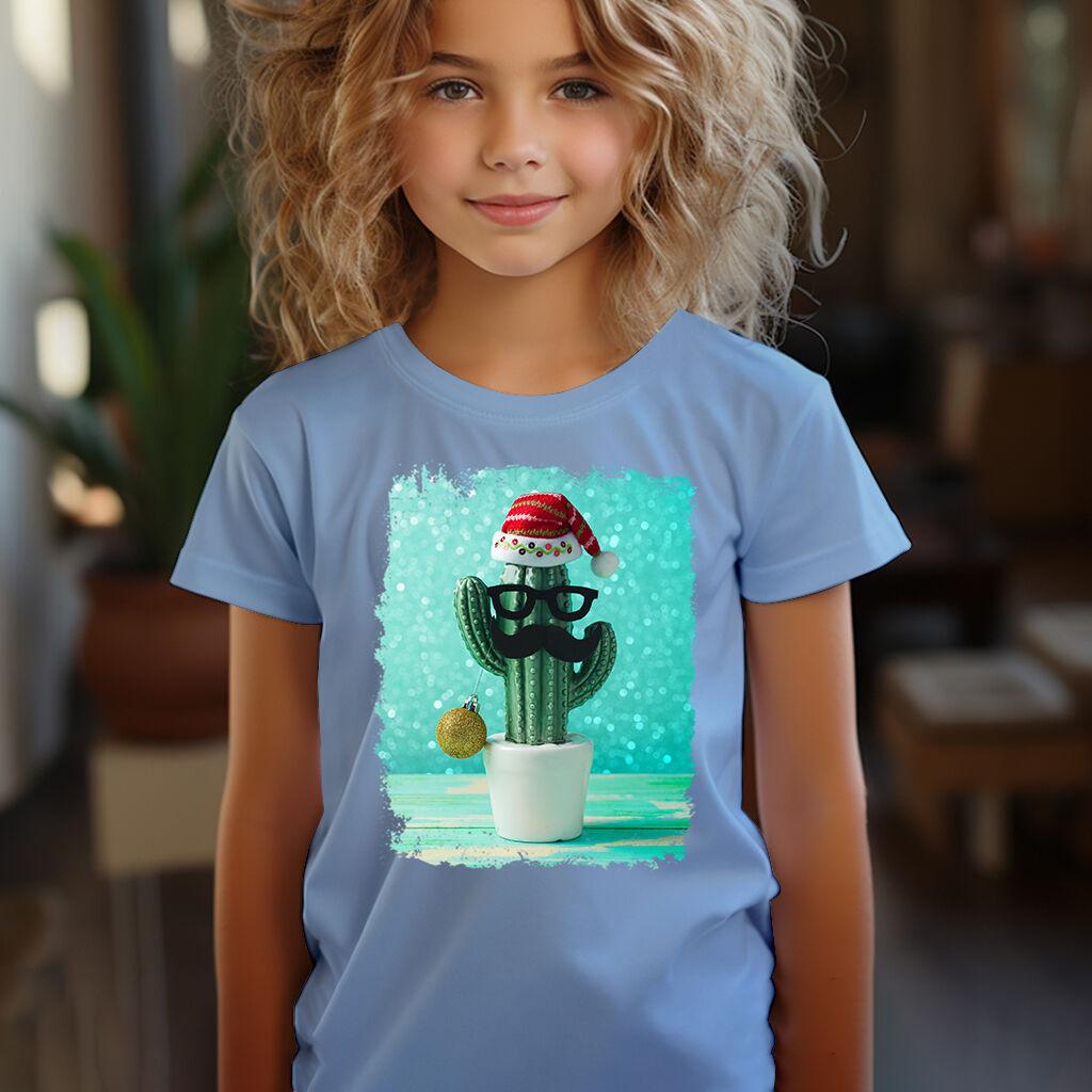 Camiseta Majica sa štampanim printom Cam 752, Dečija, Cijan