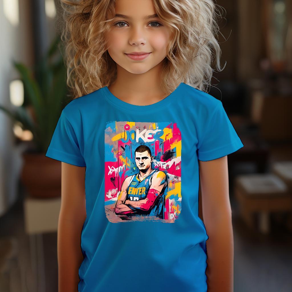 Camiseta Majica sa štampanim printom Cam 509, Dečija, Akva