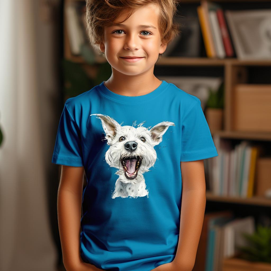 Camiseta Majica sa štampanim printom Cam 575, Dečija, Akva