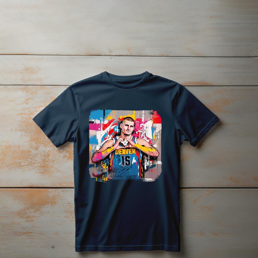 Camiseta Majica sa štampanim printom Cam 497, Dečija, Tamnoplava