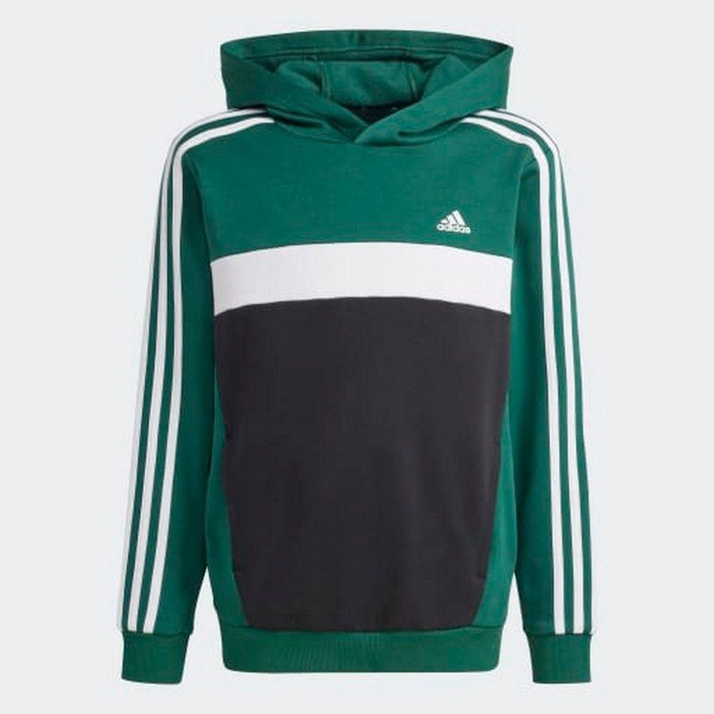 Adidas Duks za dečake sa kapuljačom j 3s tib fl hd, Zeleni
