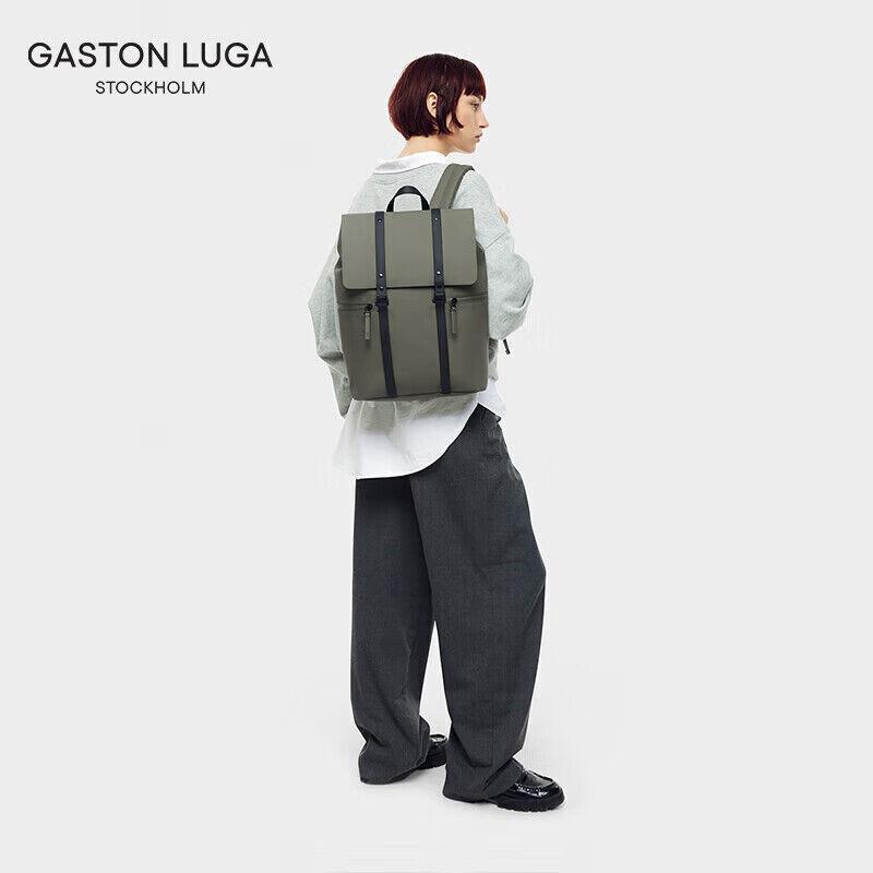 Gaston Luga Muški ranac za laptop, 13", Maslinasti
