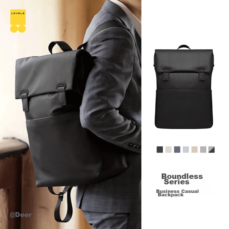 Level8 Unisex ranac za laptop, 15.6", Crni