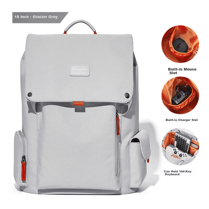 Bostanten Unisex ranac za ptp, 18", Sivi