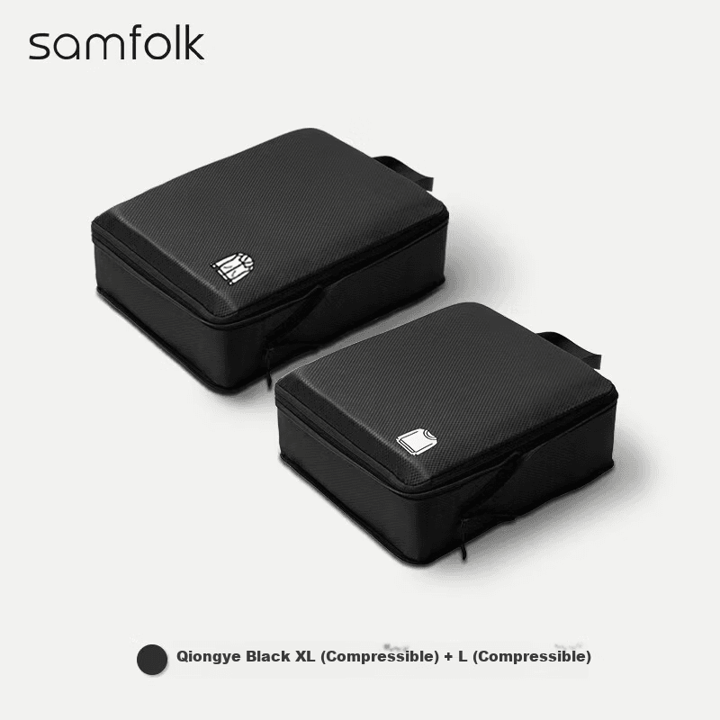 Samfolk Organizator za kofer, Mali, 1 komad, Crni