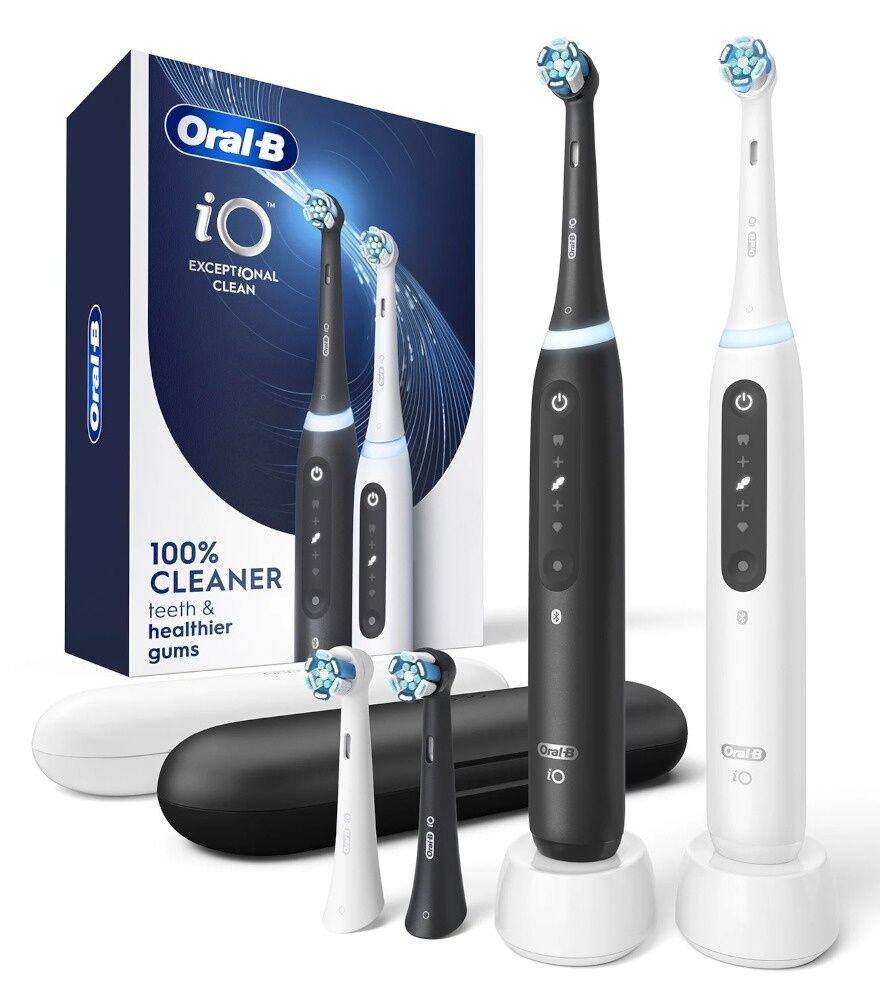 Oral-B Električne četkice za zube Power iO 5, 4 režima rada, 2 komada