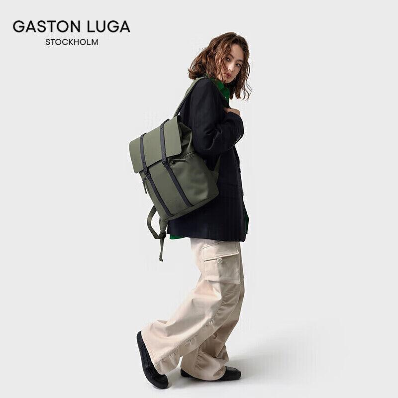 Gaston Luga Unisex ranac za laptop, 16", Maslinasti