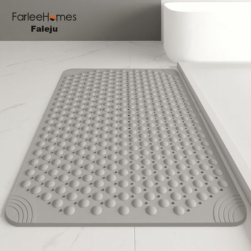 Farleenhomes Prostirka za kupatilo, 39x72cm, Siva