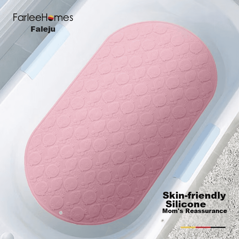 Farleenhomes Podloga za kadu, 34x58cm, Roze