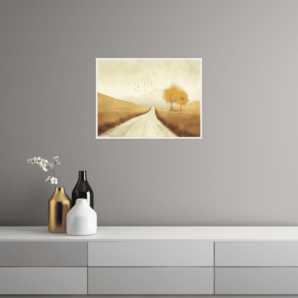 Canvas Slika na platnu Na putu kući II 120x90cm, Sa ramom, Beli