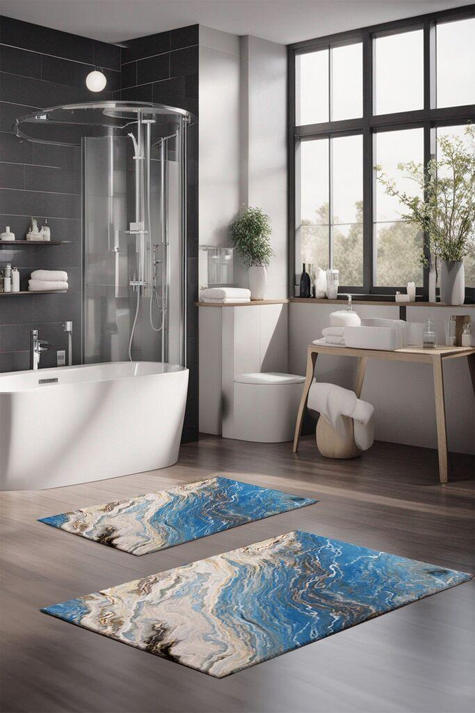 L'essentiel Maison Set Podloga za kupatilo CT-5020, Šarena