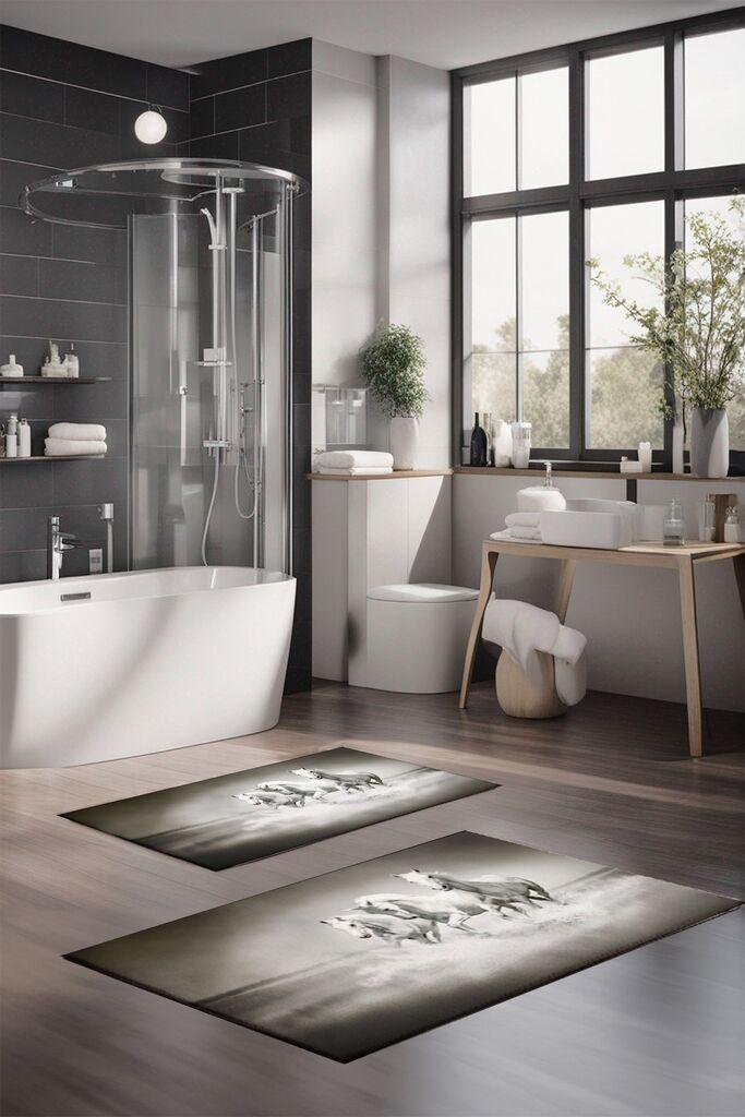 L'essentiel Maison Set Podloga za kupatilo CT-5126, Šareni