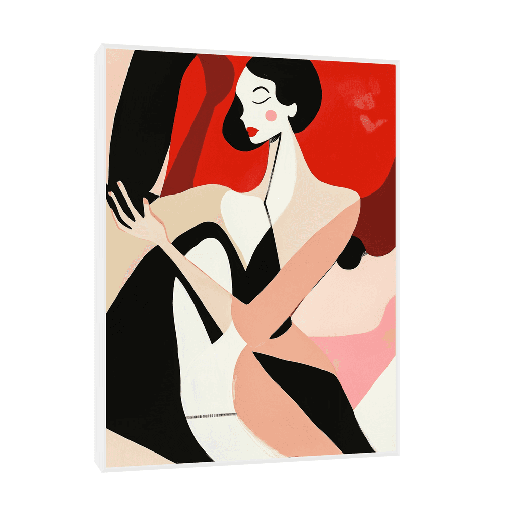 Canvas Slika na platnu Kabare, Sa ramom, 30 x 40 cm, Beli