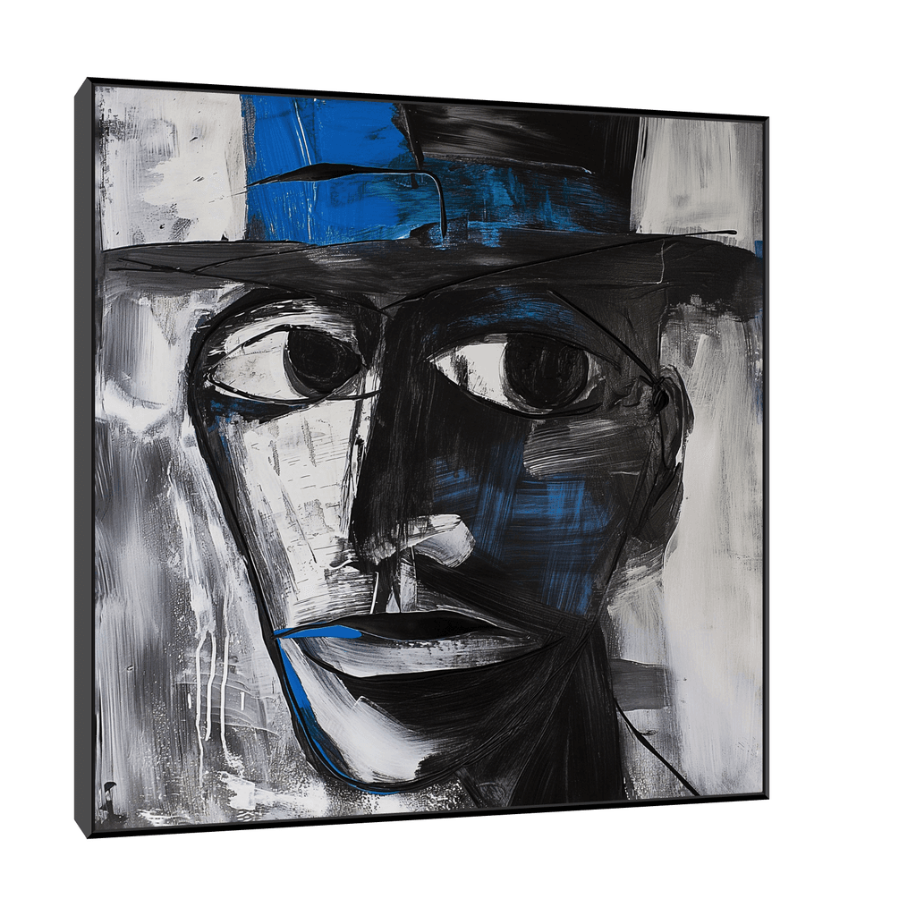 Canvas Slika na platnu Boem, Sa ramom, 140 x 140 cm, Crni