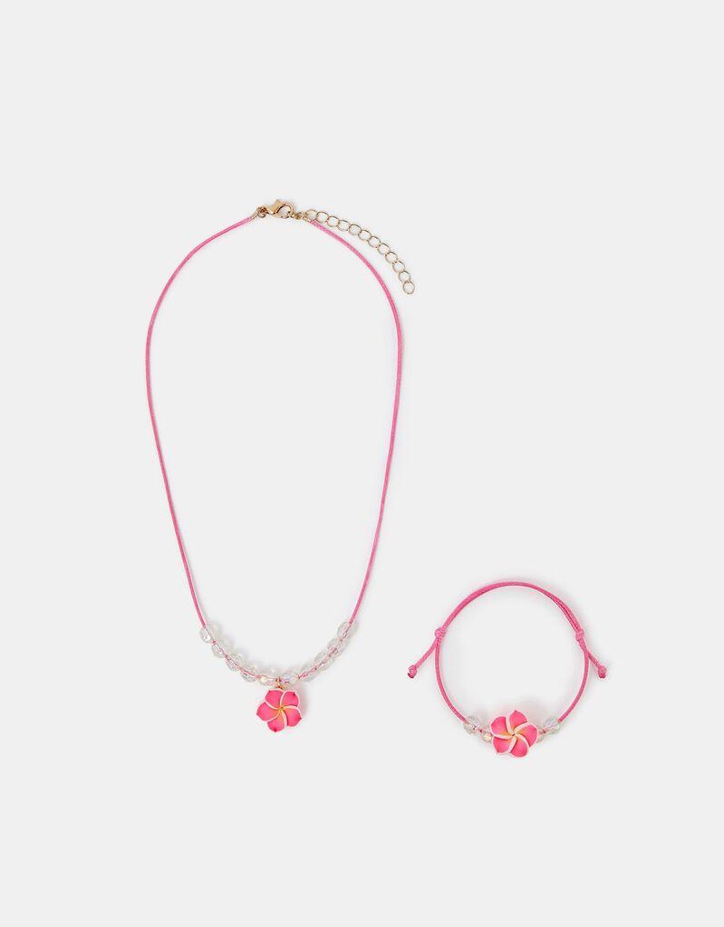 Monsoon Set nakita za devojčice, Ogrlica i narukvica, Roze