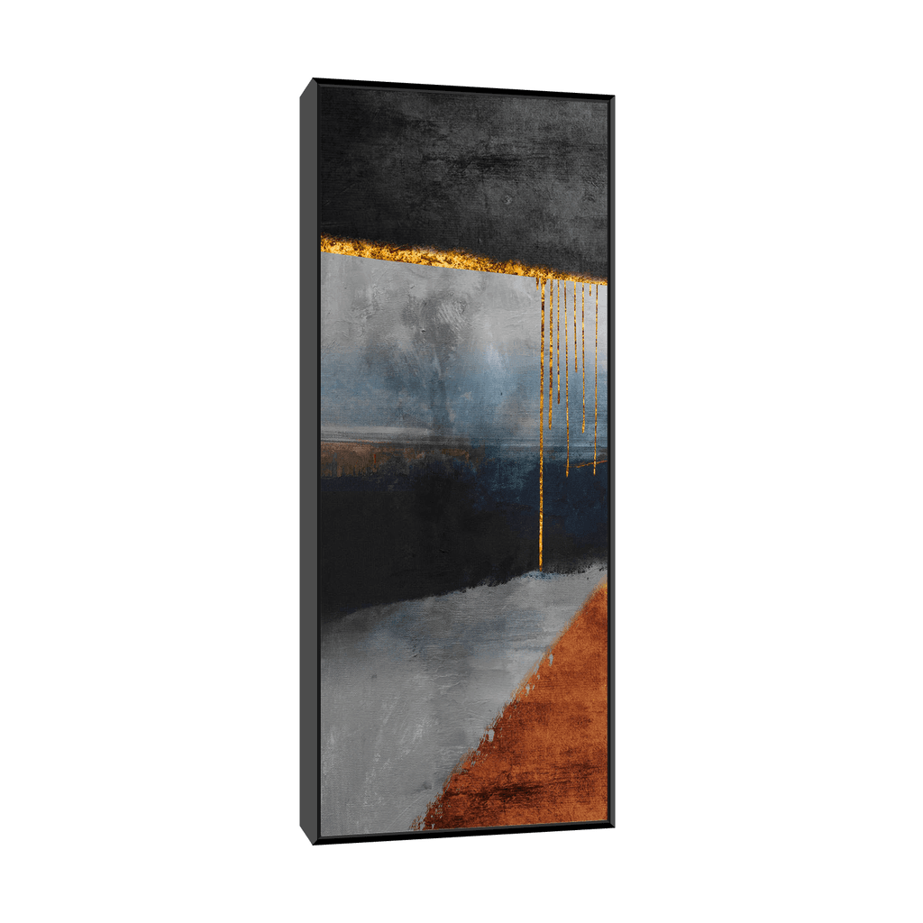 Canvas Slika na platnu Prostranstvo, Sa ramom, 20 x 50 cm, Crni