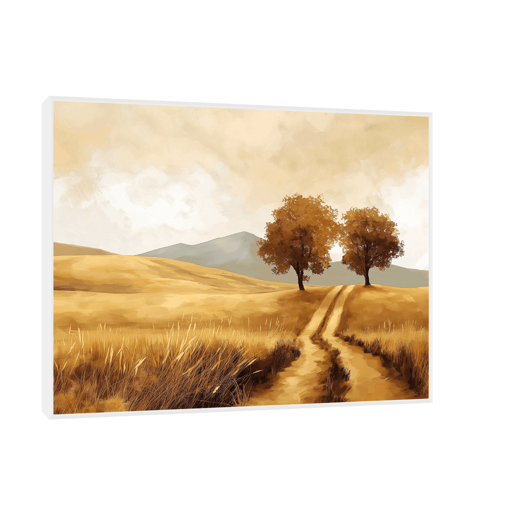 Canvas Slika na platnu Na putu kući 80x60cm, Sa ramom, Beli