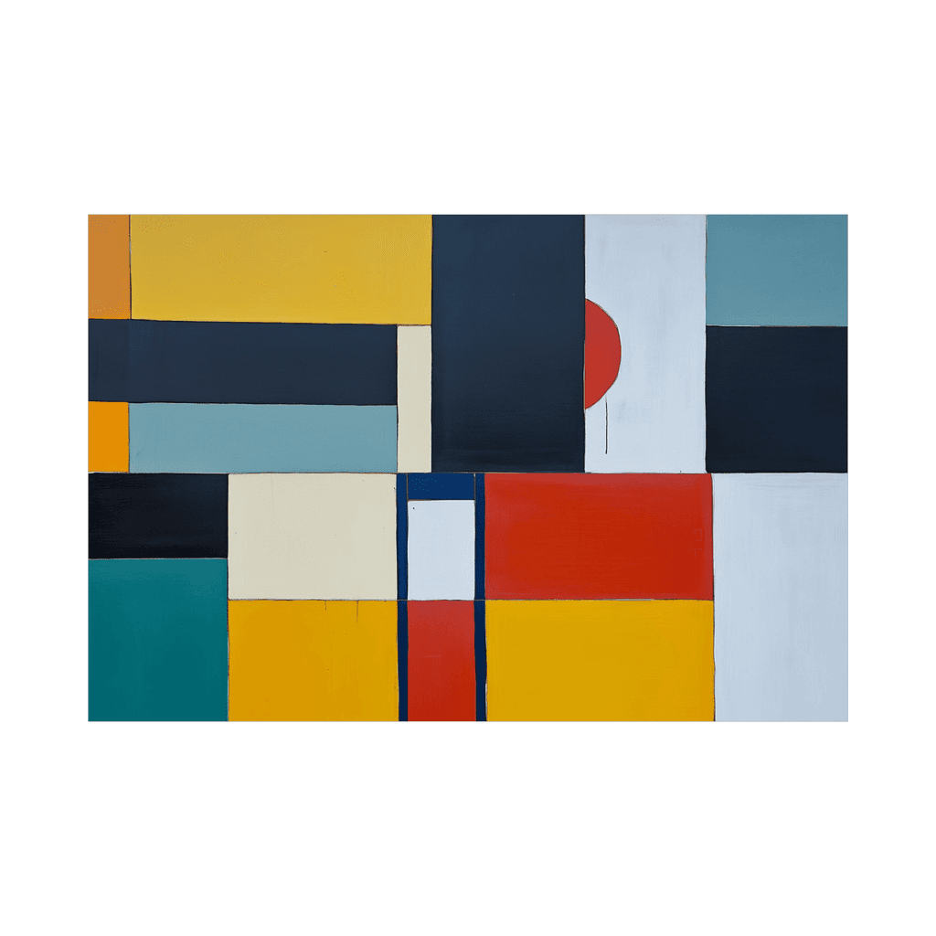 Canvas Slika na platnu Koloritna geometrija, 120 x 80 cm