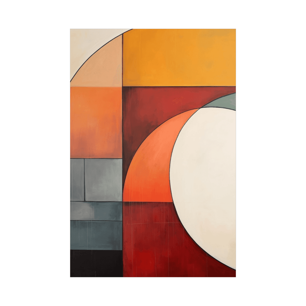 Canvas Slika na platnu Narandžasta kompozicija, 80x120cm