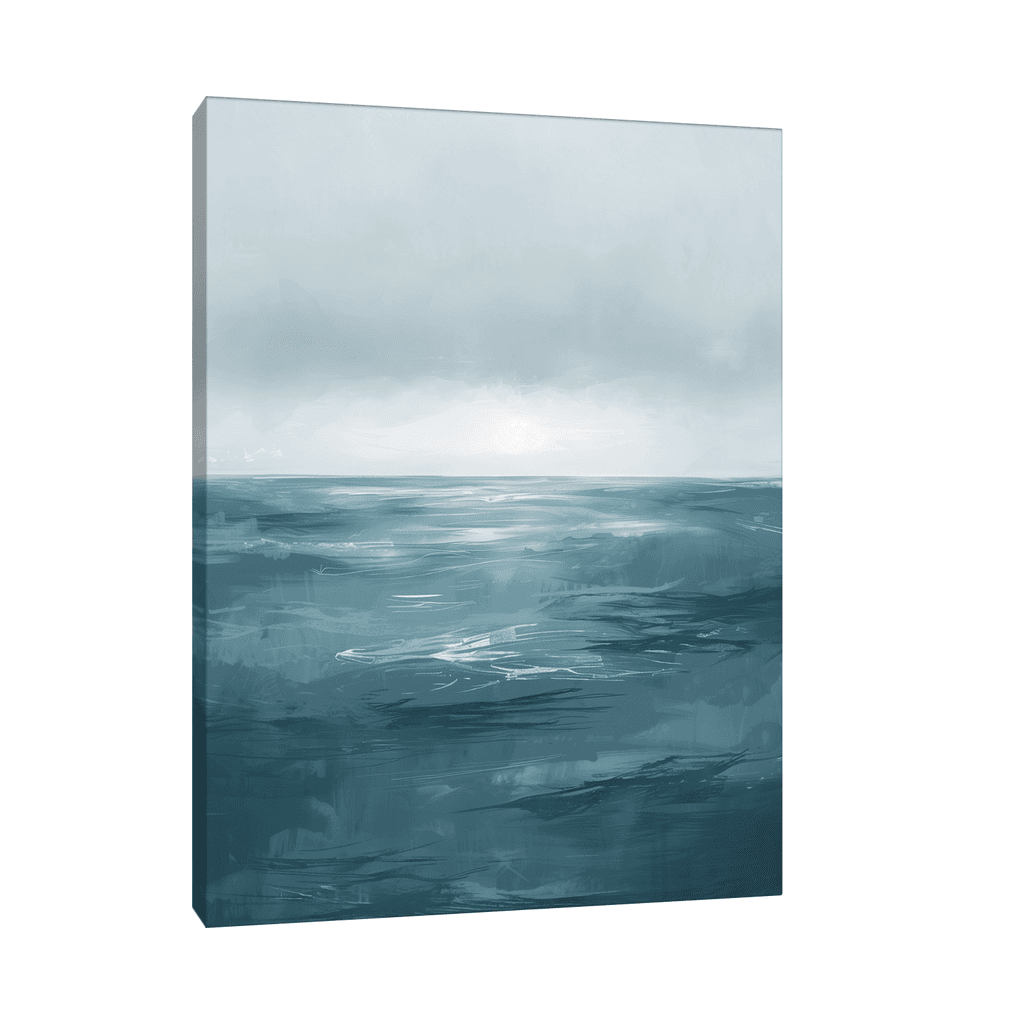 Canvas Slika na platnu Talasi i horizont, Bez rama, 45x60cm