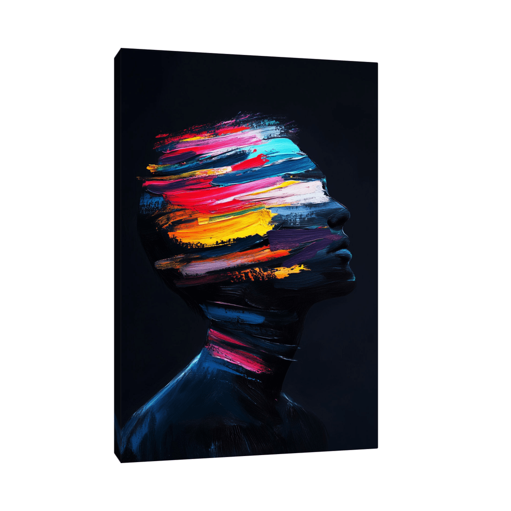 Canvas Slika na platnu Razlivene misli, Bez rama, 40 x 60 cm