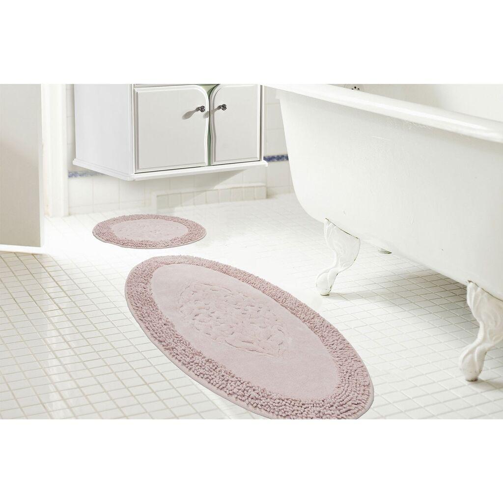 L'essentiel Maison Set Podloga za kupatilo Cottonkt 000416, Prljavo rozi