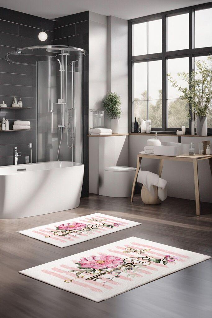 L'essentiel Maison Set Podloga za kupatilo CT-5245, Šareni