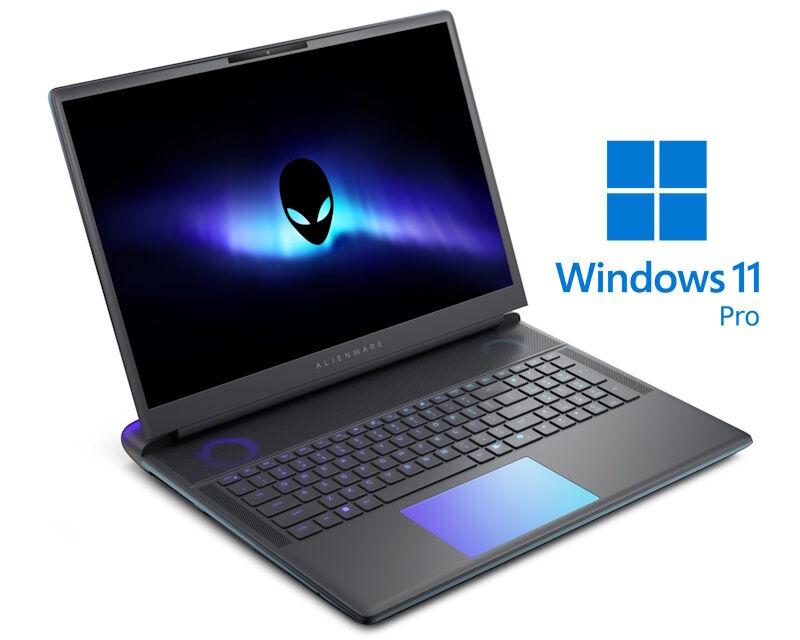 Dell Gaming laptop Alienware 18 Area-51 18" QHD+ 300Hz, 500nits Core Ultra 9 275HX 64GB, 2TB SSD, GeForce RTX 5080 16GB, RGB, Backlit Win11Pro, Tamnosivi