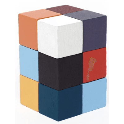 Elastična 3D kocka Wooden Puzzle