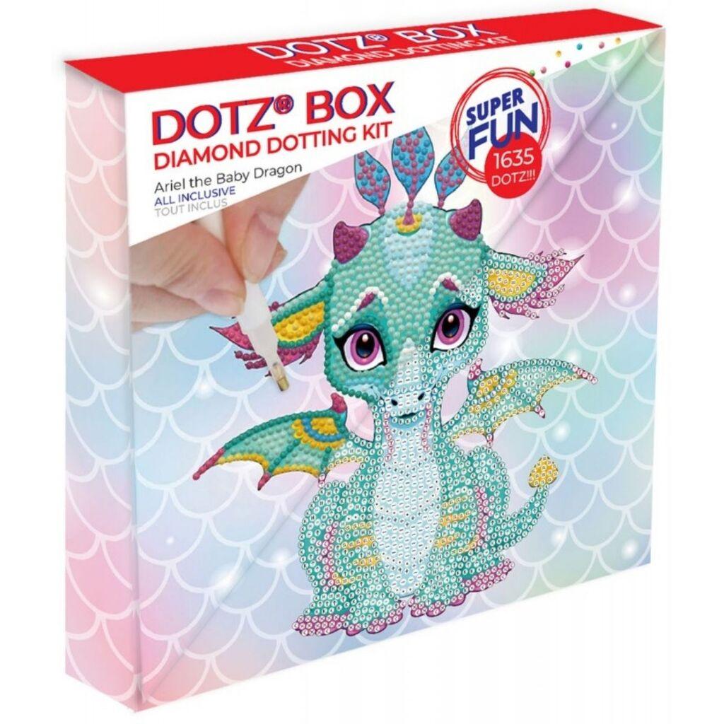 Diamond Dotz Dijamantski mozaik Ariel the Baby Dragon Dotzies, 22x22cm