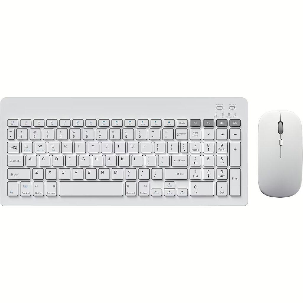 Omega Bežična tastatura OKM2658, Wireless, Bela