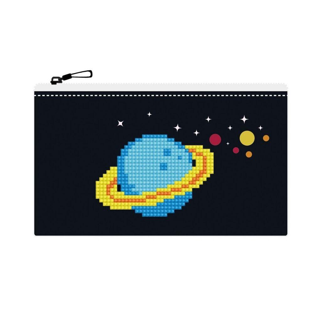 Diamond Dotz Dijamantski mozaik Pernica Black Space, Crna