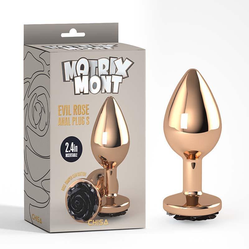 Analna kupa Ruža, Mala, 7.8cm, Zlatno-crna