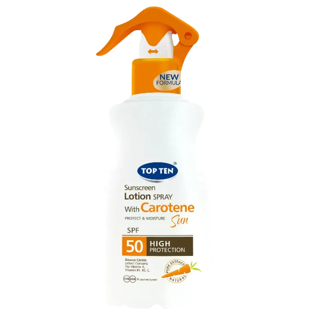 Top Ten Losion za sunčanje Sun Carotene Spf50, 180ml