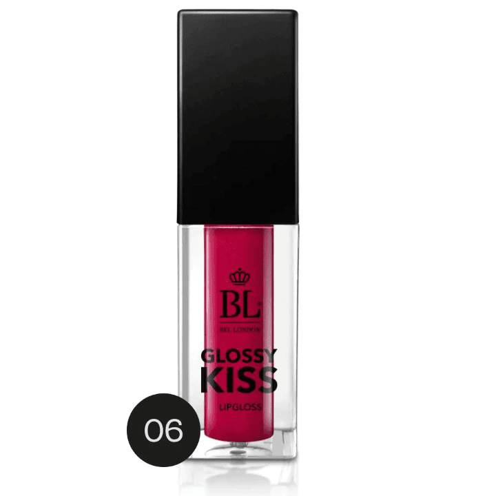 Bel London Sjaj za usne Glossy Kiss 06 Red Burst Gloss