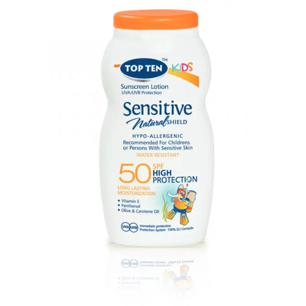 Top Ten Losion za sunčanje za decu Sensitive Spf50, 200ml