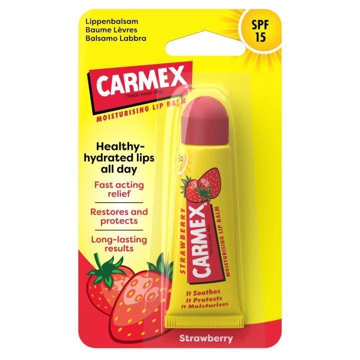 Carmex Balzma za usne u tubi Jagoda, 10 g