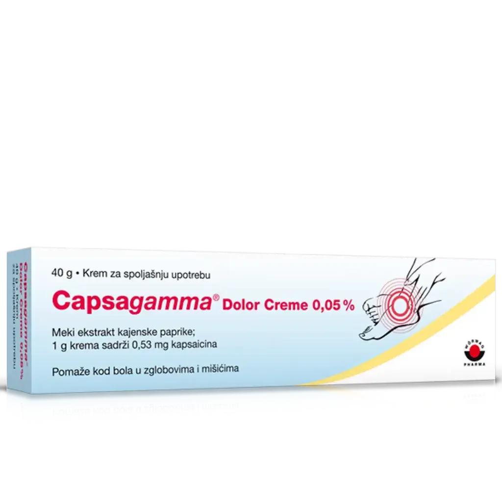 Worwag Pharma Krema CAPSAGAMMA DOLOR 0.05%, 40g