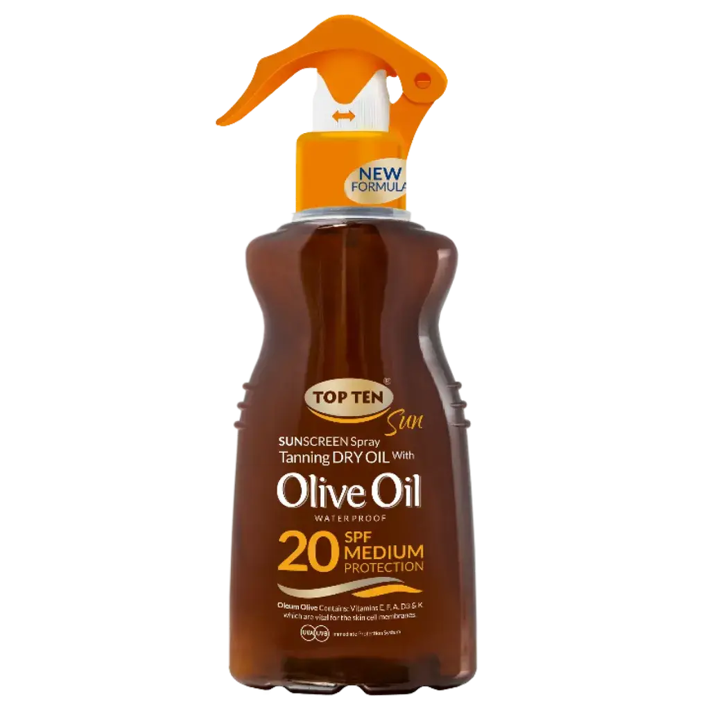 Top Ten Ulje za tamnjenje Sun Olive Oil Dry Spf20, 180ml