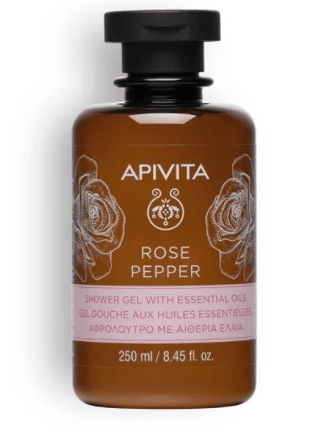 Apivita Gel za tuširanje Ruža i biber, 250 ml