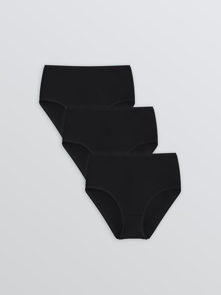 LC Waikiki Set ženskih gaćica W51765Z8-CVL, 3 komada, Crni